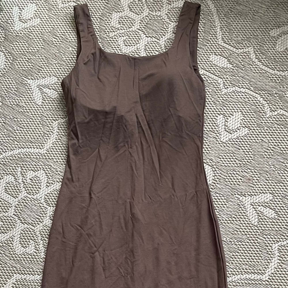 OGL Brami Eco Skin Kiss Smooth Contour Tank Midi Dress☕️ - Picture 2 of 7